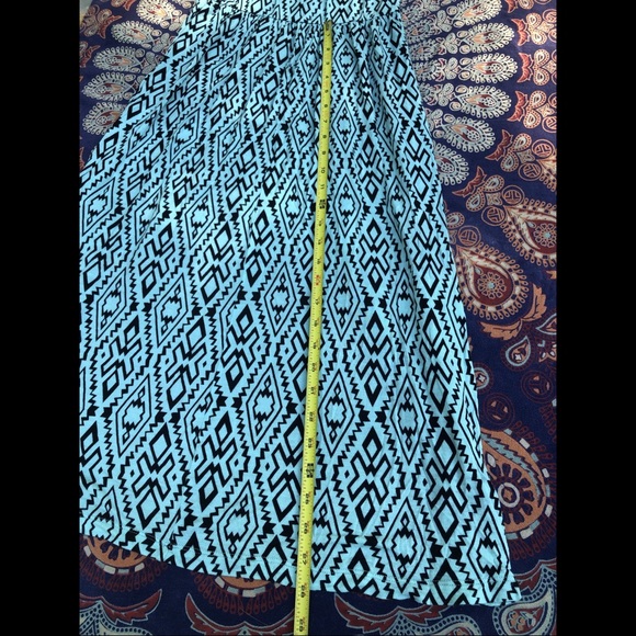 Iris Los Angeles Tube Top Turquoise Dress Size Large - Picture 6 of 6